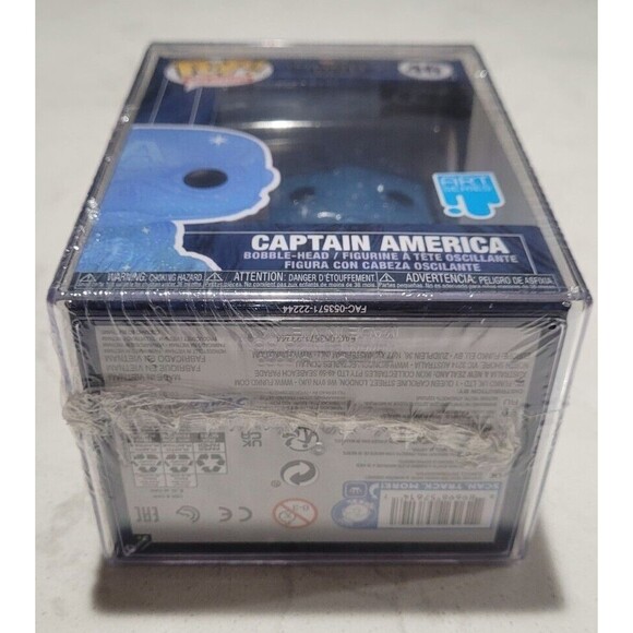 Funko Pop! #46 Artist Series Marvel Captain America SEALED w POP! PROTECTOR RARE - Picture 11 of 11